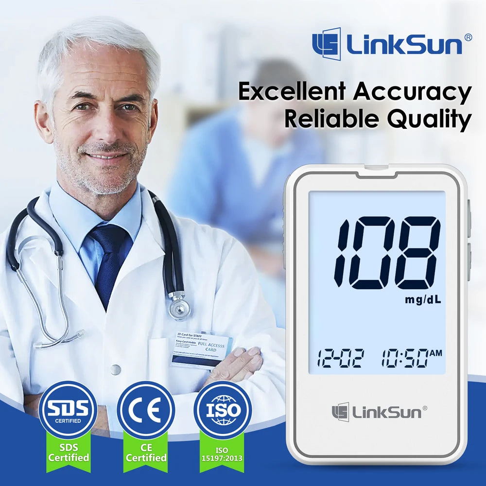G-425-2 LinkSun Blood Glucose Meter &ndash; Fast and Accurate Blood Sugar Testing
