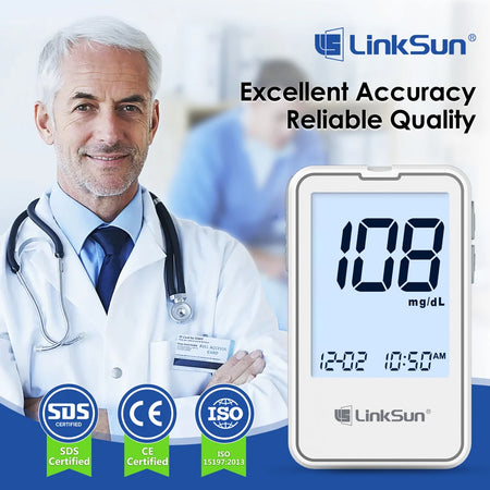 G-425-2 LinkSun Blood Glucose Meter &ndash; Fast and Accurate Blood Sugar Testing