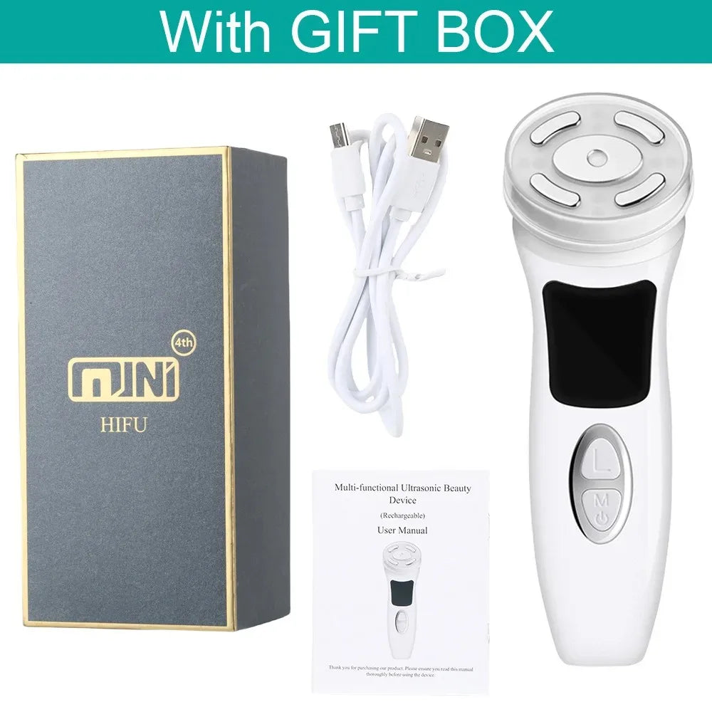 MINI HiFu 4.0 &ndash; Rechargeable Ultrasound Facial Lifting White With BOX