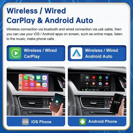 Road Top Android Auto Wireless For Audi - CarPlay Interface
