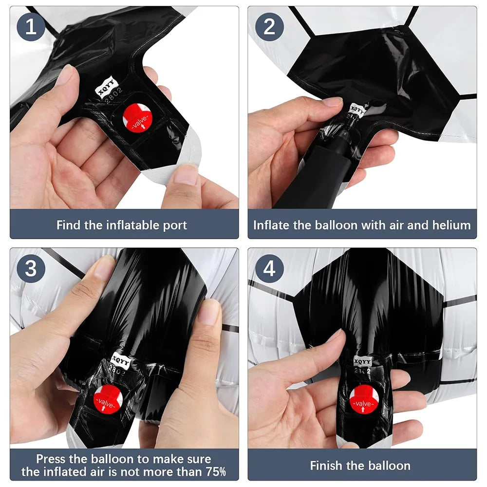 18-Inch Soccer Balloons - Perfect for Sports Themed Parties