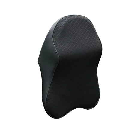 Car Headrest Memory Foam Neck Pillow &ndash; Breathable Comfort Black Small