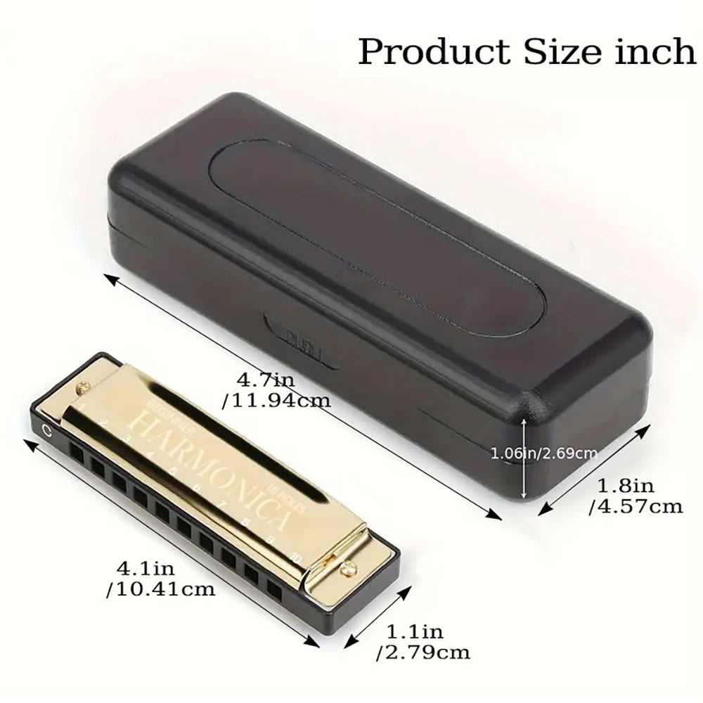 10 Hole C Harmonica Mouth Organ Blues Harp &ndash; Easy to Play