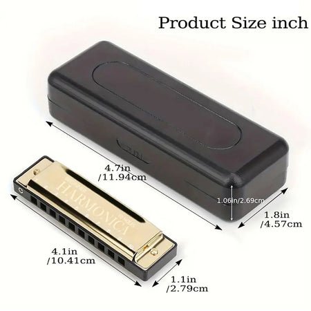 10 Hole C Harmonica Mouth Organ Blues Harp &ndash; Easy to Play