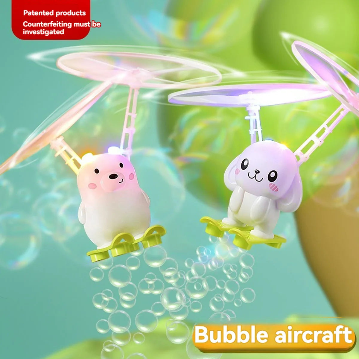 Bubble Blowing Helicopter &ndash; Interactive Outdoor Fun