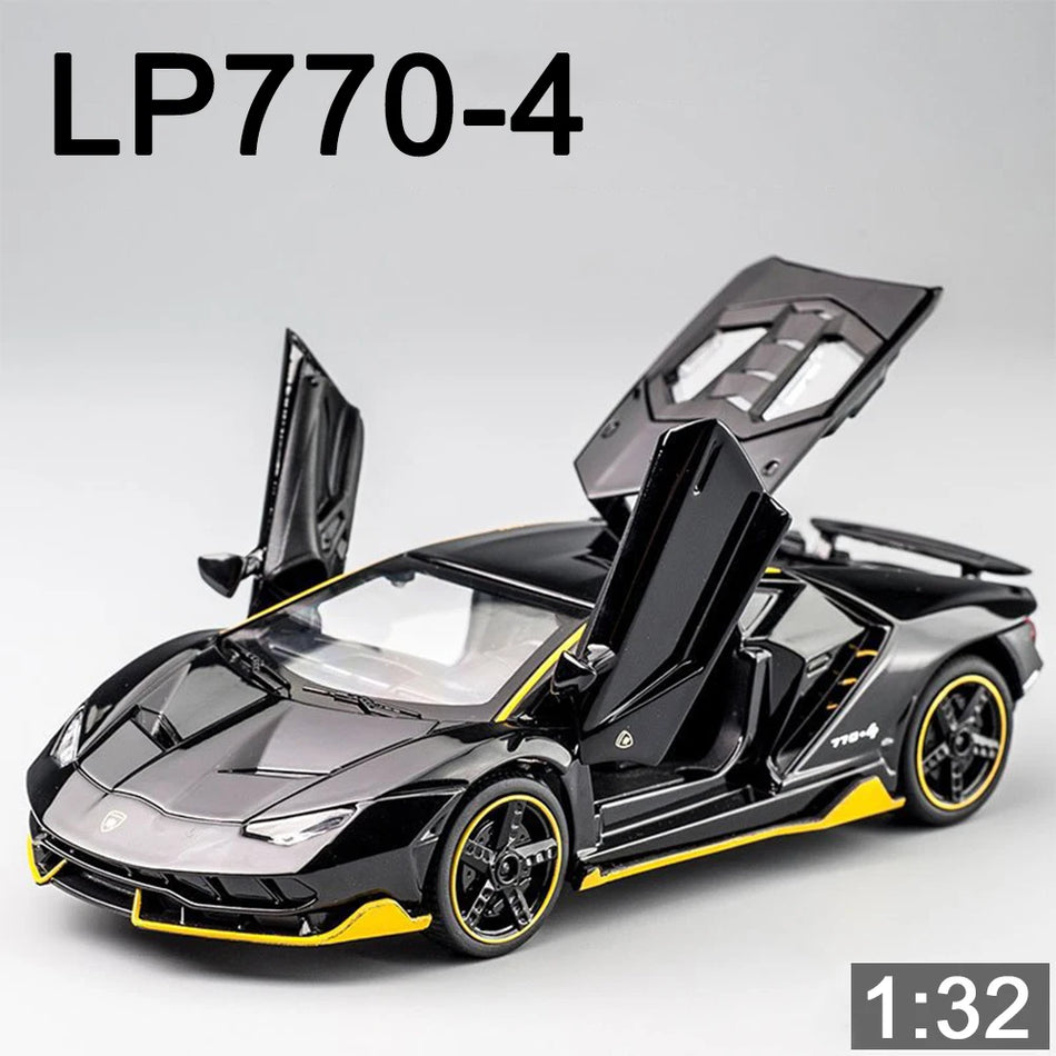 Mașini de model din metal diecast pentru Lamborghini LP770, jucărie de colecție