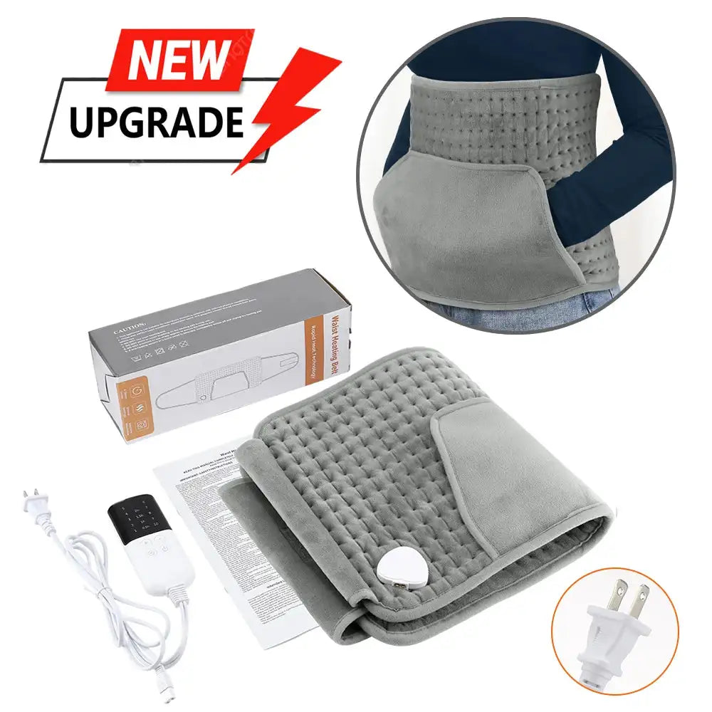 Electric Heating Waist Belt Warm Pad With Heat Control Upgrade-US Plug