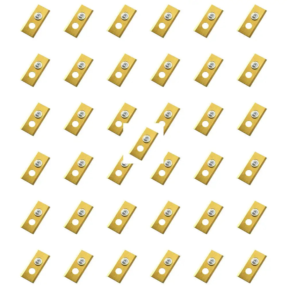 Stainless Steel Robot Mower Blade For Worx Landroid 36pcs Gold