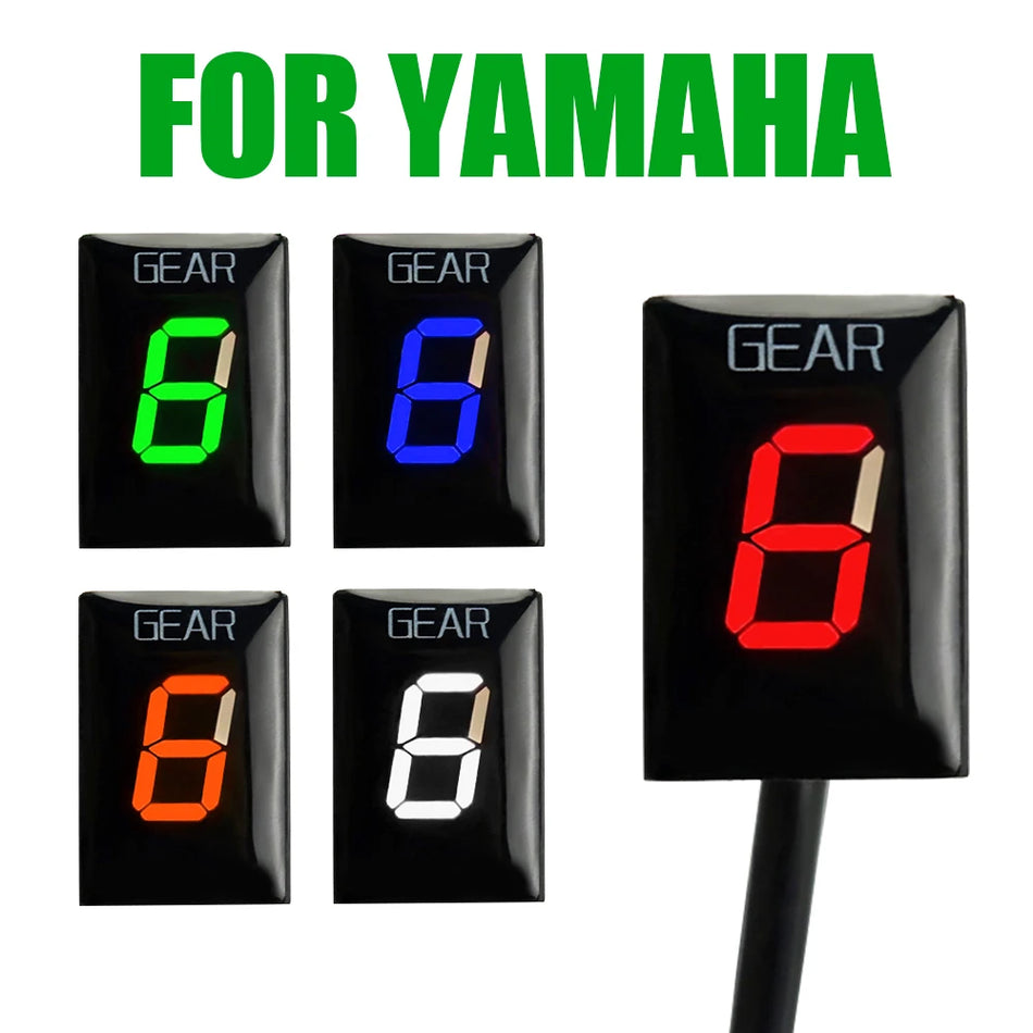 Wskaźnik biegów Yamaha do FZ8 z diodą LED i tworzywem ABS