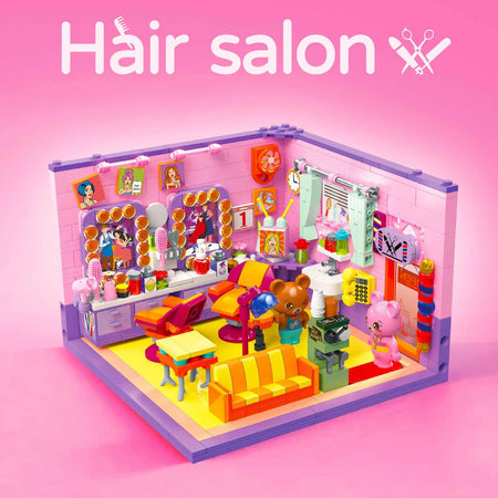 Street View Building Blocks &ndash; Creative Coffee Shop Assembly Set