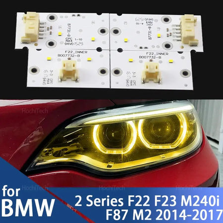 Yellow Daytime DRL Light Driving LED Angel Eye Maker Light Board for BMW 2 Series F22 F23 M240i F87 M2 Pre-facelift 2014-2017 by InterCyprus Trading Ltd