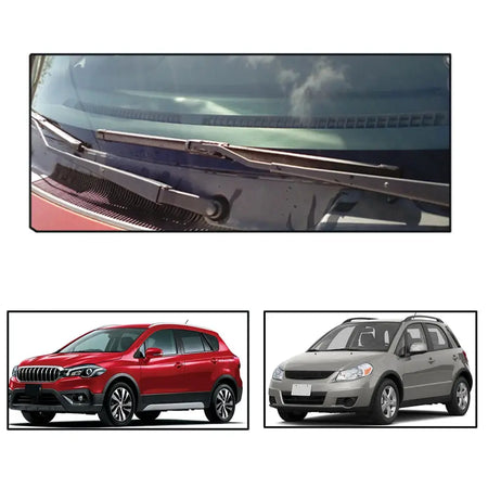 Car Windscreen Wiper Blades For Suzuki SX4 /SX4 S-Cross Front Rear Window 2006 2007 2008 2009 2010 2011 2012 2013 2014 2015 by InterCyprus Trading Ltd