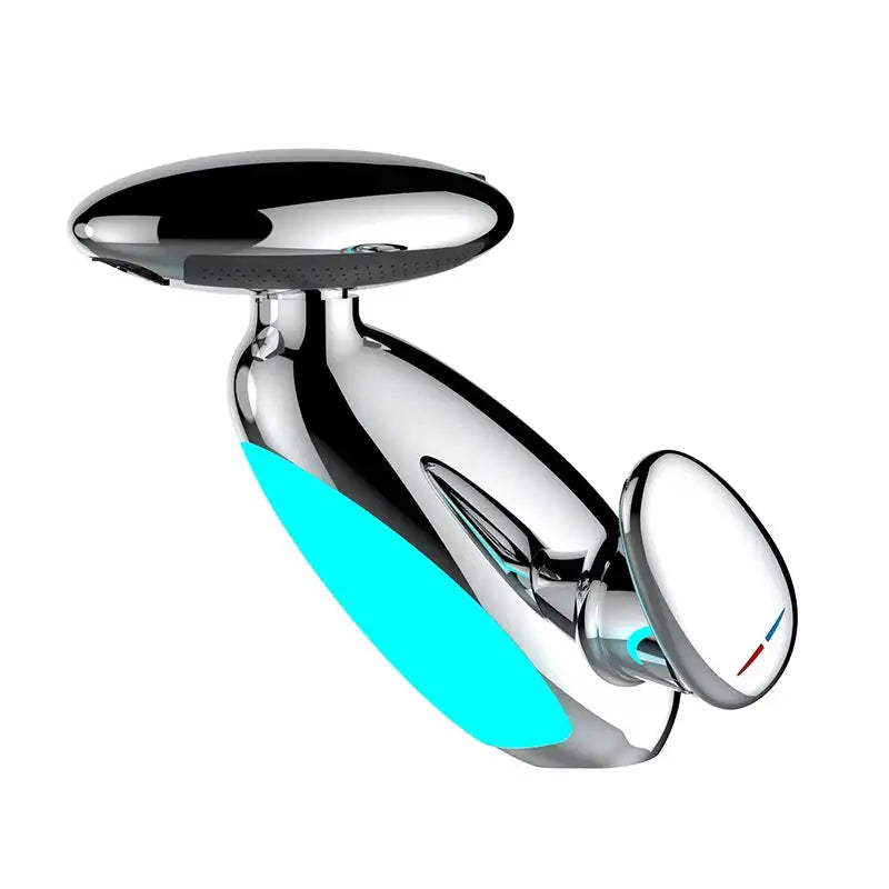 Large LED Basin Faucet Temperature Sensitive &ndash; 4 Modes Chrome / CHINA / include 60cm hose