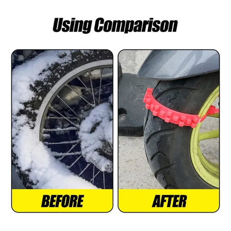 5-1pcs Anti-Skid Snow Chains &ndash; Emergency Tire Chain Tool