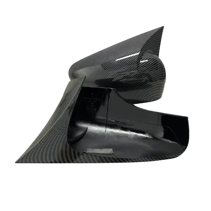 New Bat Style High Quality ABS Plastic 2 Pcs Mirror Covers Caps RearView Mirror Case Gloss Black For Renault Clio 4 2012 - 2019 by InterCyprus Trading Ltd