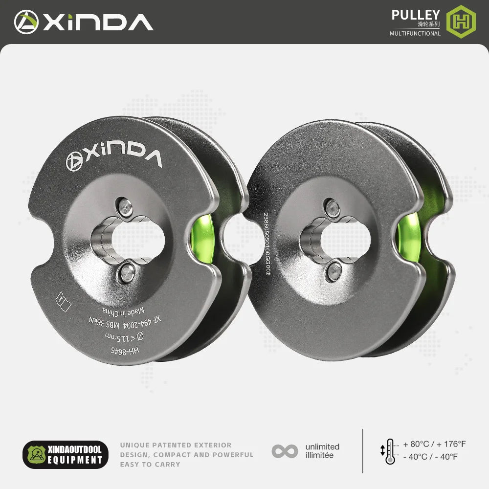Xinda Rock Climbing Bidirectional Pulley &ndash; Efficient Lifting