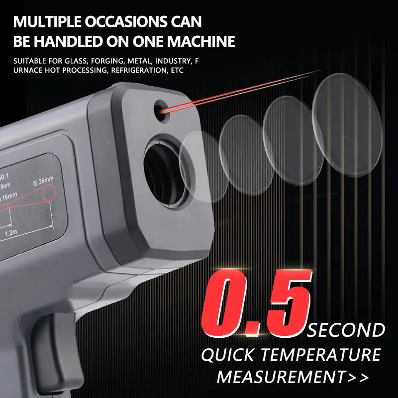 Handheld Infrared Thermometer Non Contact Laser LCD