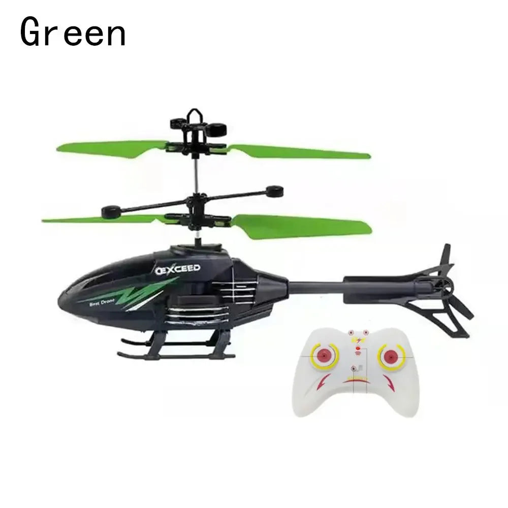 Hobbies Rechargeable Mini Drone &ndash; Easy Remote Control Flying Fun green