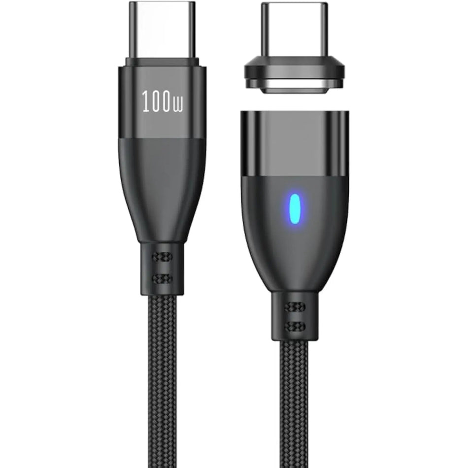 Magnetyczny kabel USB C do USB C 24 pin szybkie ładowanie 5A 480Mbps