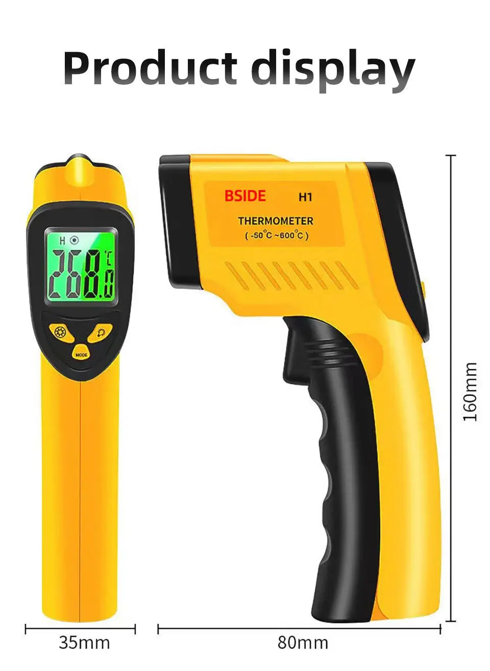 TK HOT BSIDE H1 Infrared Thermometer &ndash; Fast Non Contact