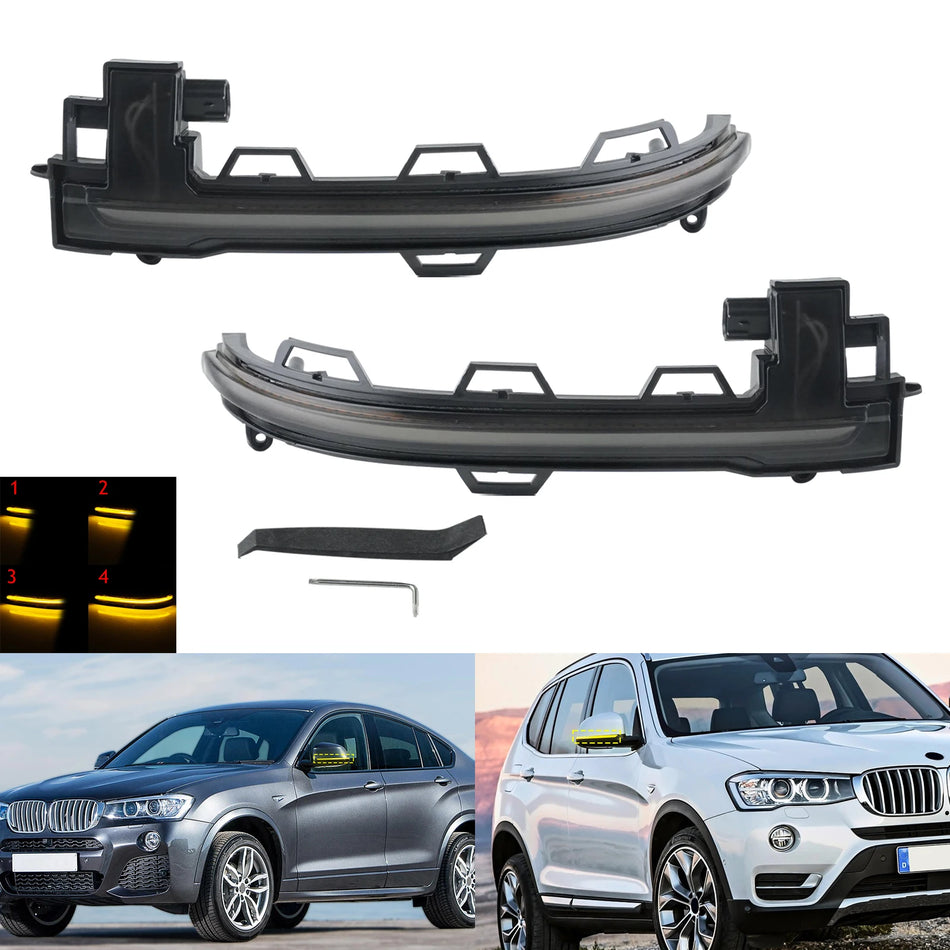 LED-Wing-Mirror-Blinklichter für BMW X3 F25, X4 F26, X5 F15, X6 F16