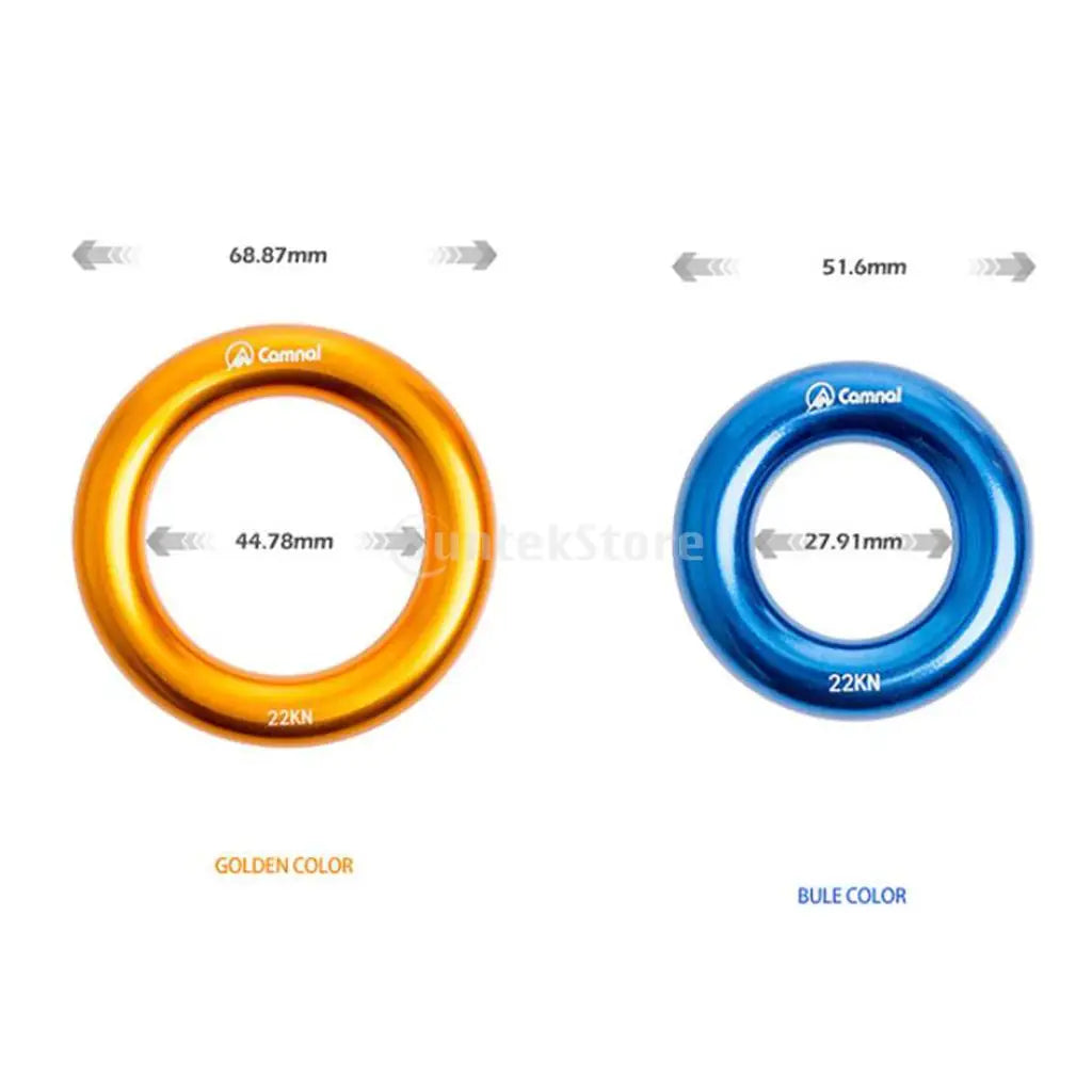 22KN Climbing Rappel Ring Belay Connector &ndash; Ultra Strong