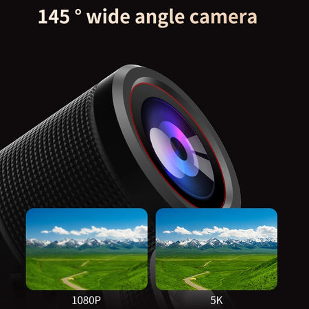 Action Camera 5K Waterproof AI Voice Assistant &ndash; 128G Card