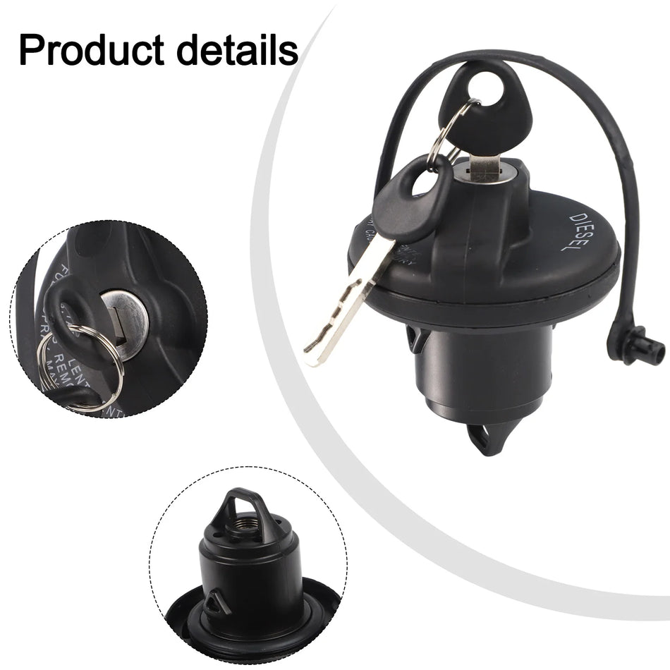 Fiat Ducato Lockable Fuel Tank Cap With 2 Keys ABS