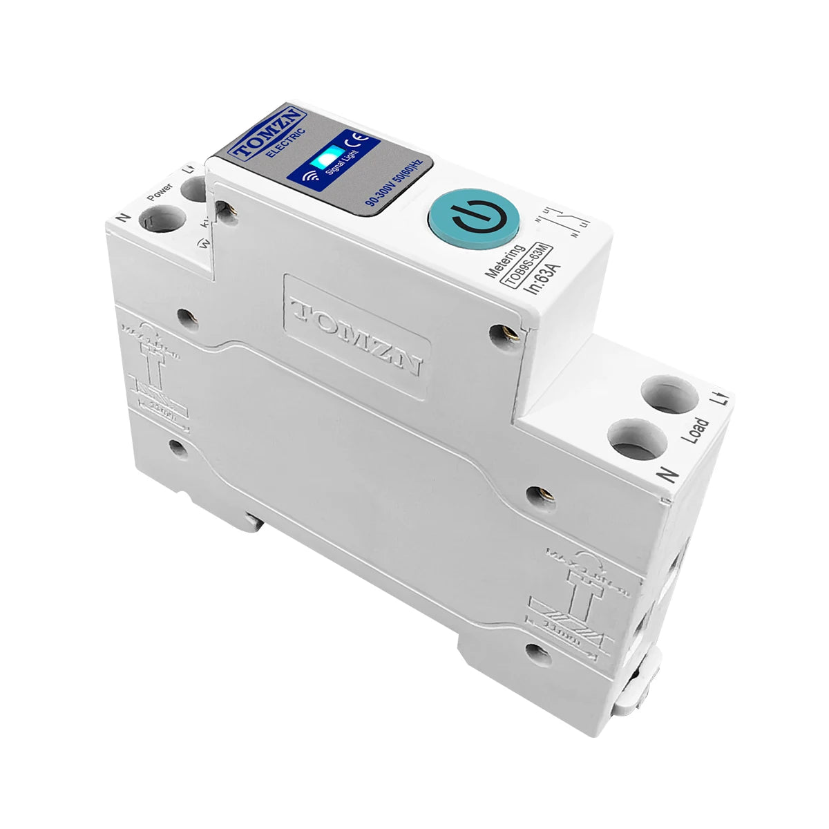 TOMZN 1P+N 63A WiFi Smart Switch and Energy Meter