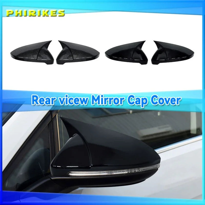 VW Golf spoguļa vāciņu uzlikas spīdīgi melnas 2 gab. MK6 MK7 pāris