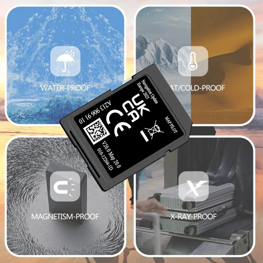 A213 V20 32GB GPS Navigation &ndash; High-Speed Map Access for Mercedes C-Class W205