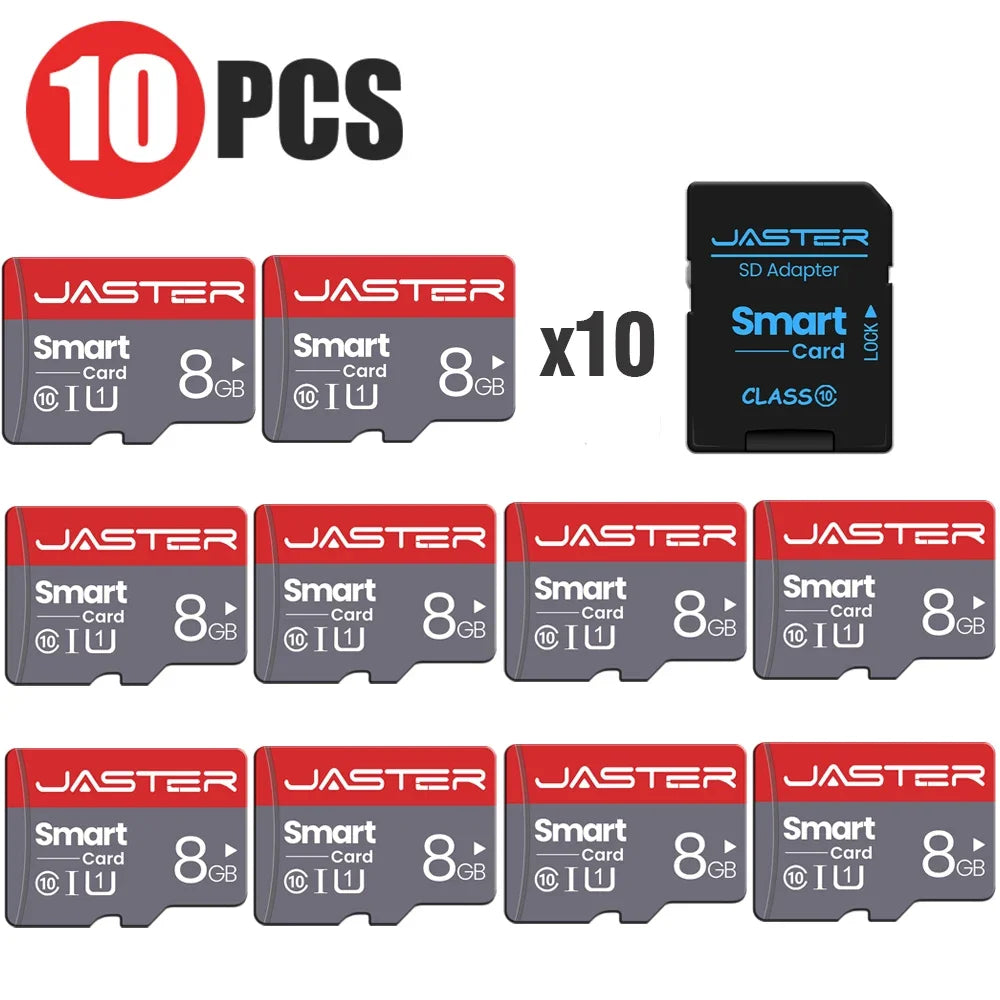 10PCS 256GB High Speed Micro SD Memory Card &ndash; Versatile Storage for Multiple Devices 8GB