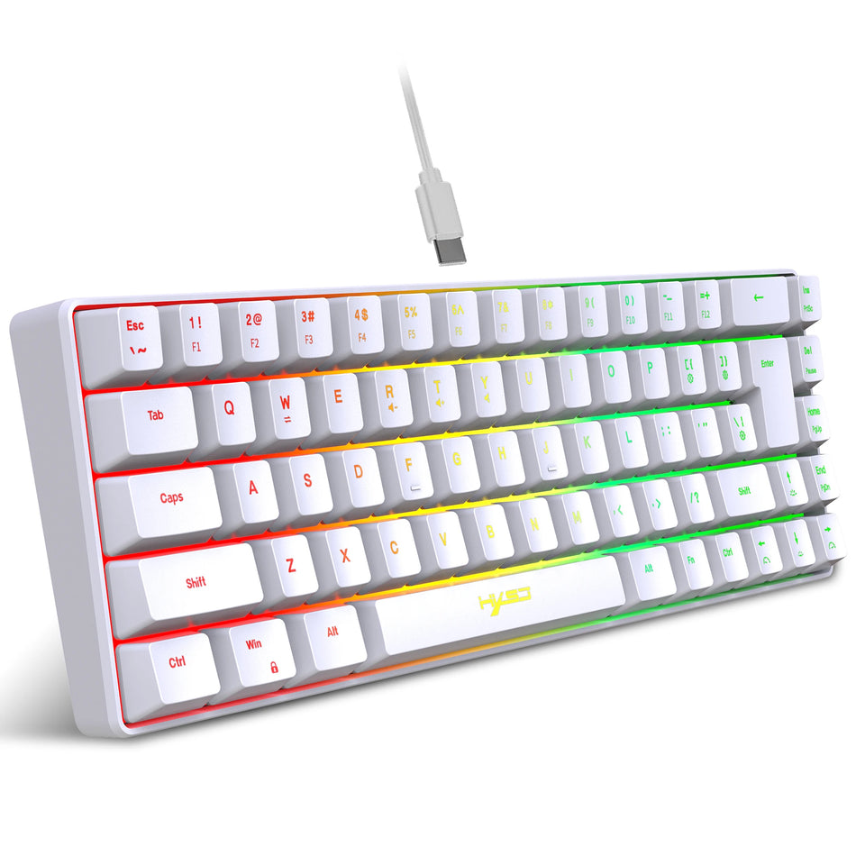 68 Keys Gaming Keyboard &ndash; LED RGB Backlight Keyboard