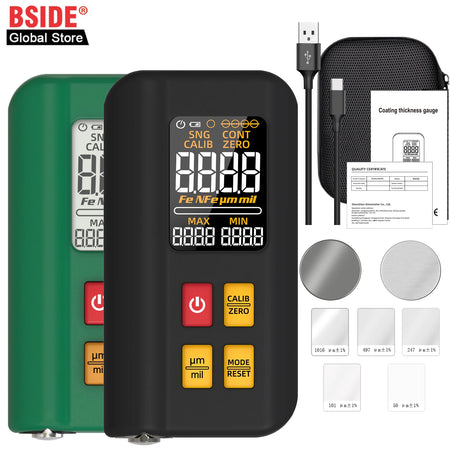 BSIDE T2 Coating Thickness Gauge &ndash; Wide Range 0.1um-1500um