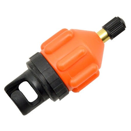 Air Valve Adaptor Dustproof Wear-resistant Rowing Boat Air Valve Adaptor Nylon Kayak Inflatable Pump Adapter for SUP Board Orange