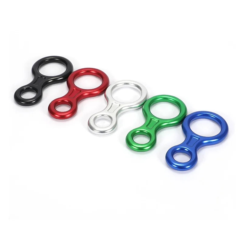 Rock Climbing Carabine 8 Shape Descender &ndash; Ultra Strong 35kN