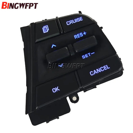 Cruise Control Switch With blue Backlight for Hyundai Accent 1.6L 2019 2020 2021 2022 by InterCyprus Trading Ltd