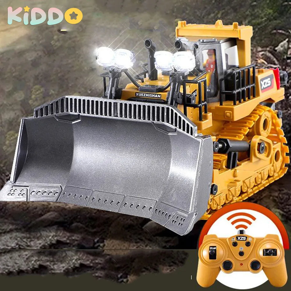 CONUSEA 1/24 RC Bulldozer med legeringskropp och fjärrkontroll