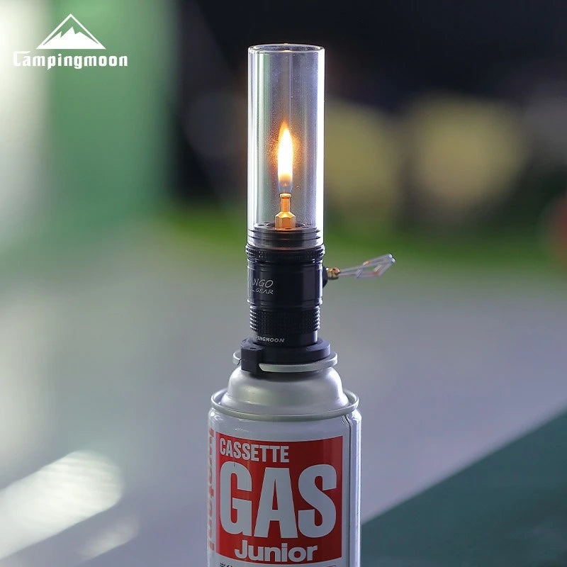 CAMPINGMOON BKZ11 Long Gas Tank to Flat Gas Adapter for High Mountain Stoves