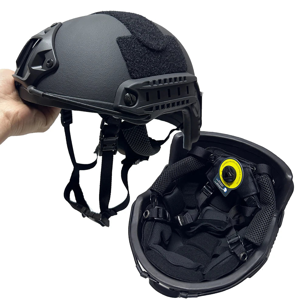 LPRED NIJ IIIA FAST Bulletproof Helmet MICH2000 &ndash; Compact fast black wendy / M
