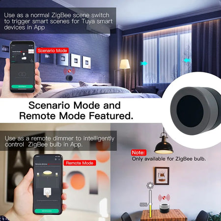 ZT-SY-RD-MS &ndash; ZigBee Smart Knob Scene Switch Two-in-One