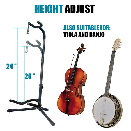 Vertical Guitar Stand Foldable &ndash; Neck Support and Display