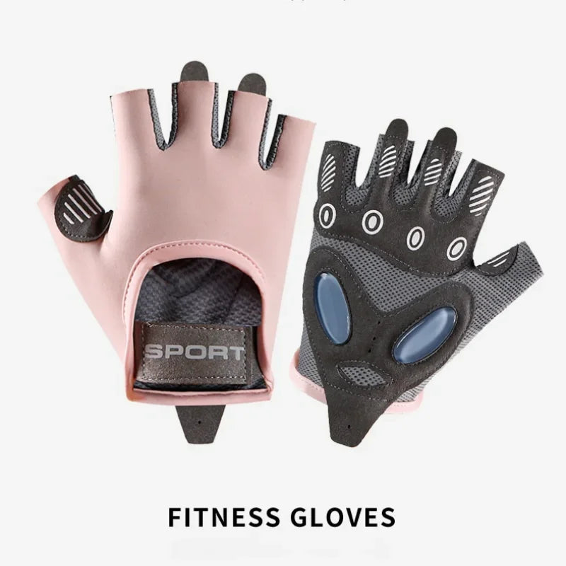 Slip-Resistant Gym &amp; Yoga Gloves for Men and Women - Anti-Slip, Wear-Resistant pink / M