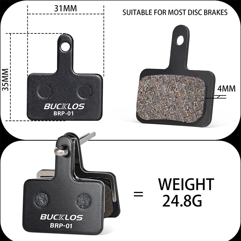 Bucklos BRP-01 &ndash; Semimetallic Brake Pads Shimano B01S B05S
