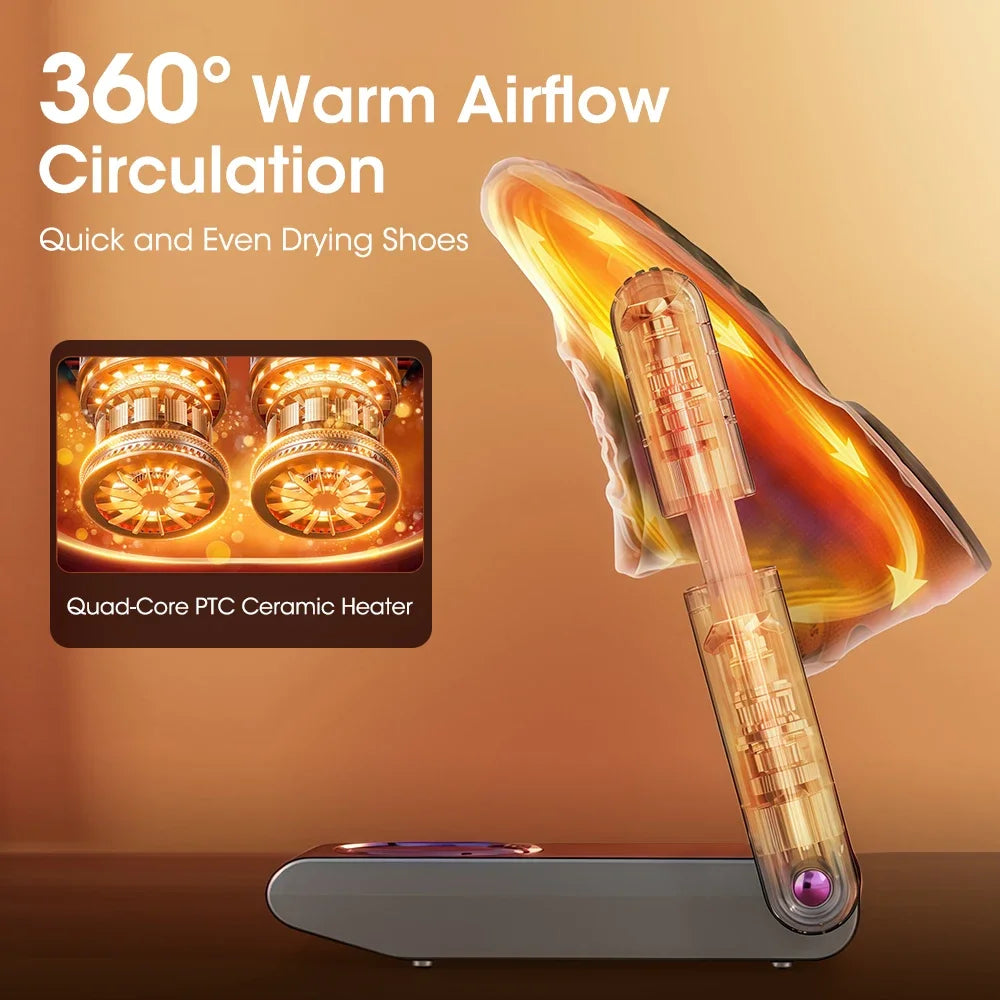 AFDEAL Electric Shoe Dryer &ndash; UV Sterilizing Quick Dry