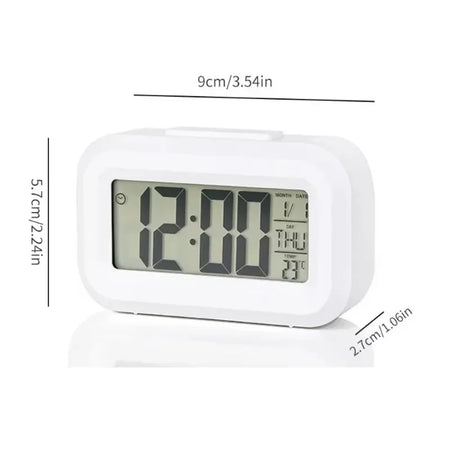 Multi-Function LED Digital Alarm Clock with Temperature and Date Display