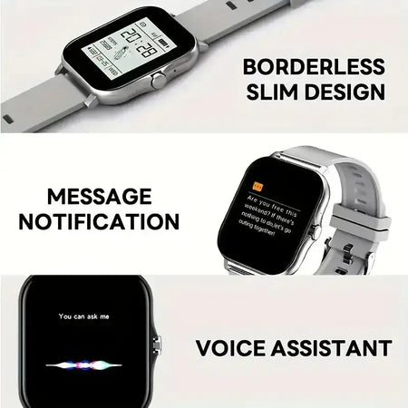 LAXASFIT 2025 Smart Watch Bluetooth Full Touch Screen