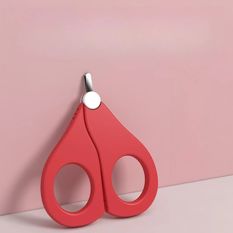 NoEnName Newborn Nail Scissors Set - Infant Care Tools Kit with Cartoon Design