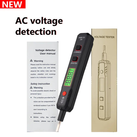 MultiDigital Test Pencil AC DC 12-300V &ndash; Dual Color LCD Voltage Detection HT89 / CHINA