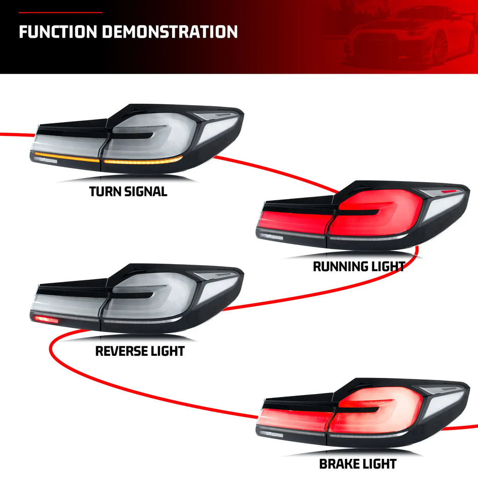 BMW G30 F90 M5 LED zadnje luči – sekvenčni smerokaz